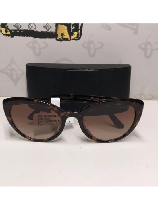 New Authentic Prada SPR 02V-F 2AU-6S1 Women’s Sunglasses – Tortoise main image 8